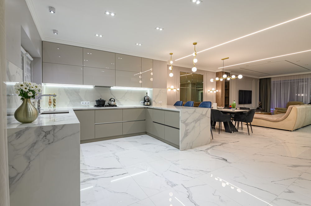 Pavimenti in marmo per una casa elegante - Arredamenti Bleve
