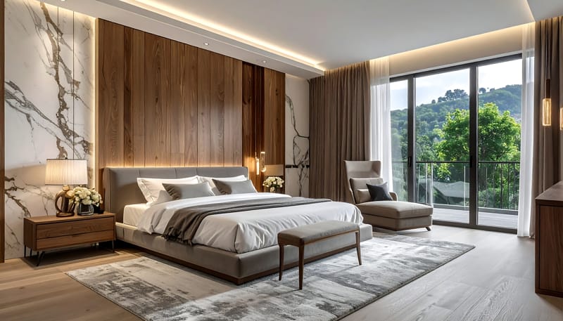 Camere da letto effetto suite: la tendenza che arriva dagli hotel di design