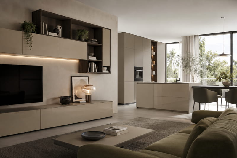 Il ritorno delle finiture laccate: perchè stanno conquistando living e cucine