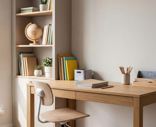 angolo studio in casa
