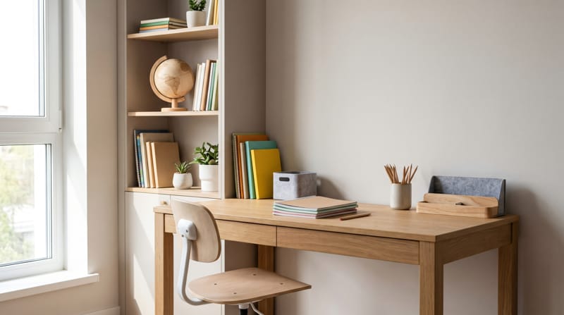 angolo studio in casa